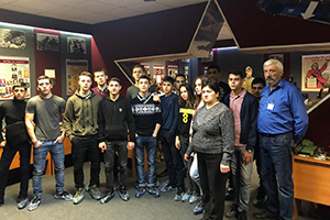 Первокурсники колледжа ИСТиД посетили Центр военно-патриотического воспитания молодёжи города Пятигорска