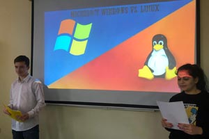 В колледже ИСТиД проведено открытое занятие «Операционные системы Windows и Linux, сравнение и перспективы систем»
