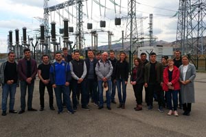 Студенты-электроэнергетики познакомились с работой «умной» подстанции 330 кВ Ильенко