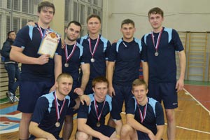 Филиал занял второе место в Кубке ректора по волейболу