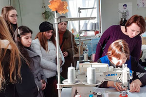Мастер-класс на швейном предприятии для студентов колледжа ИСТиД