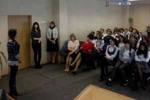 Кафедра ЭУП провела профориентационное мероприятие в выпускных классах МБОУ СОШ № 5 г. Пятигорска