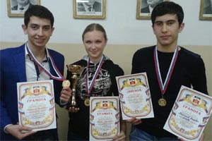 Команда филиала одержала победу в городском первенстве по шахматам