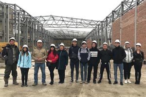 Студенты колледжа ИСТиД посетили с учебной экскурсией  строительную площадку музейно-выставочного комплекса «Россия. Моя история»