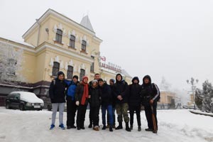 Зимнее путешествие туристической секции клуба «Лидер» колледжа ИСТиД СКФУ