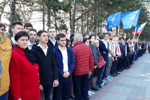 Студенты колледжа ИСТиД СКФУ приняли участие в торжественных мероприятиях, проходивших в рамках Всероссийского «Дня призывника»