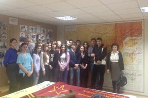 Студенты посетили музей Фонда реабилитации участников локальных войн и вооруженных конфликтов