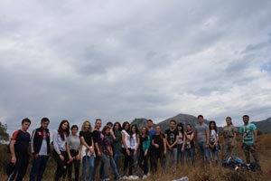 В рамках недели туризма студенты совершили восхождение на гору Бештау