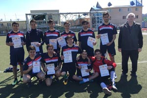 Институт завоевал «серебро» в первенстве города Пятигорска по мини-футболу среди студенческой молодежи вузов, под девизом «Спорт против наркотиков!»