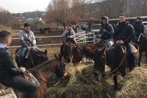 Студенты факультета совершили конную экскурсию в городе Кисловодске