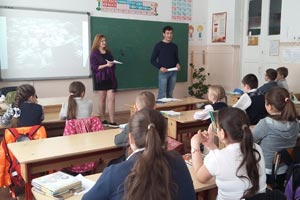 Волонтеры «Волна СКФУ» провели «Урок Победы» для школьников МБОУ СОШ №2 г. Ессентуки