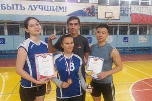 Сборная команда ИСТиД СКФУ заняла 3-е место в соревнованиях по бадминтону среди команд вузов г. Пятигорска