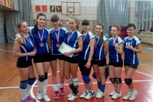 Институт завоевал серебро среди сборных женских команд институтов по волейболу на Кубке ректора СКФУ