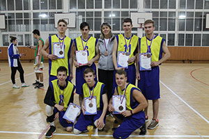 Сборная института – призер турнир по баскетболу среди команд юношей вузов города