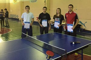Состоялись соревнования на личное первенство Института среди студентов по настольному теннису