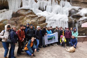 Ледяная сказка в Чегемском ущелье
