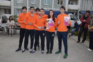 Военно-патриотическое соревнование «ГТО» в студенческом общежитии