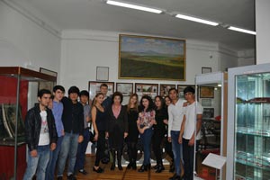 Студенты познакомились с новой экспозицией Пятигорского государ-ственного краеведческого музея