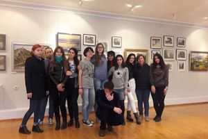 Студенты кафедры дизайна посетили юбилейную выставку в Доме А.Алябьева