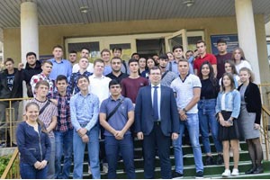 Начальник инспекции федеральной налоговой службы по г. Пятигорску встретился с первокурсниками юридического факультета