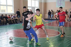 В Институте состоялось первенство по мини - футболу (юноши) среди факультетов