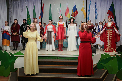 На «Караване культур» студенты СКФУ продемонстрировали единство народов России
