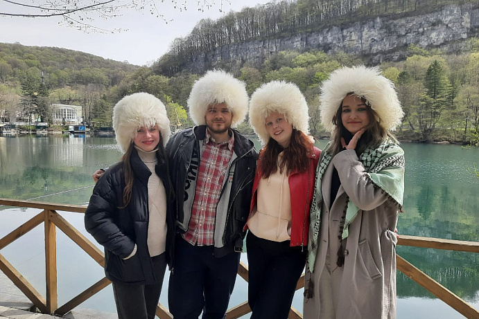 Студенты колледжа Пятигорского института СКФУ посетили Голубые озера