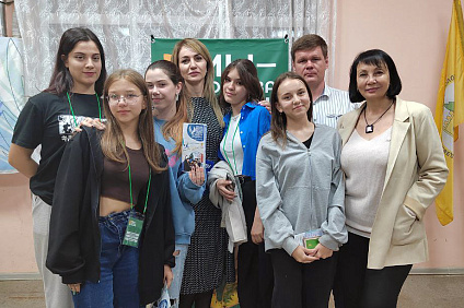 Представители СКФУ продолжили цикл лекций и мастер-классов для учащихся 9-11-х классов Ставропольского края