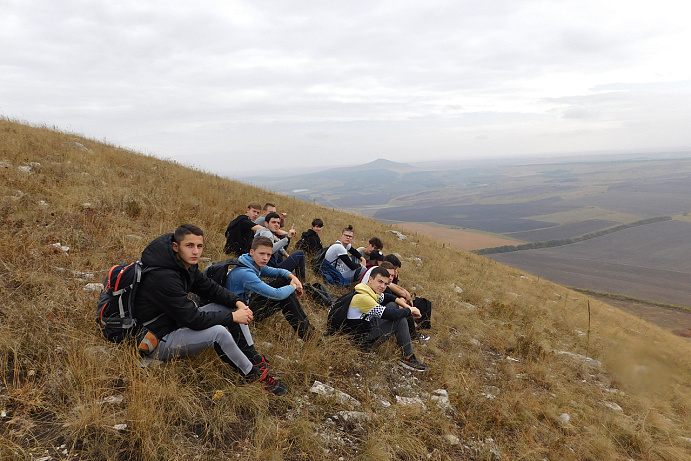 Спортивно-тренировочный поход на гору «Юца» студентов колледжа СКФУ