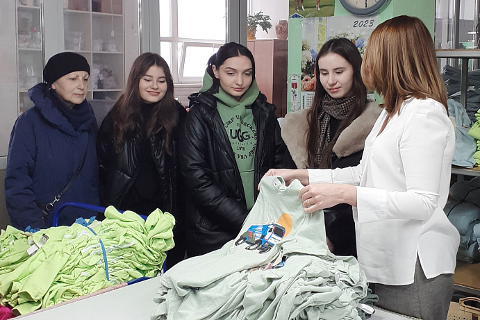 Студенты колледжа Пятигорского института СКФУ приняли участие в Дне открытых дверей швейной фабрики «Машук»