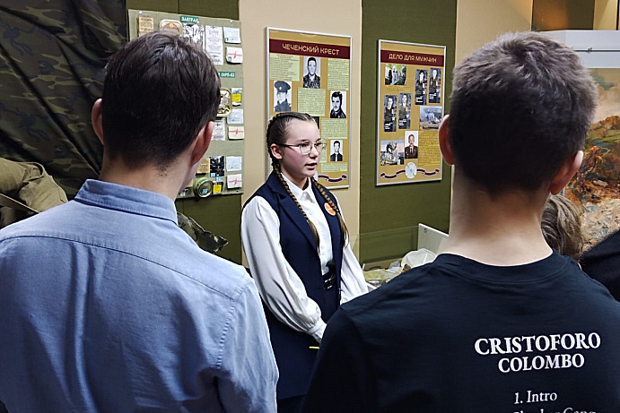 Студенты колледжа Пятигорского института СКФУ посетили музей Боевой славы 