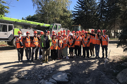 Студенты колледжа Пятигорского института СКФУ посетили строительную площадку