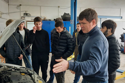 Мастер-класс для учащихся колледжа Пятигорского института СКФУ по диагностированию электронных систем автомобиля