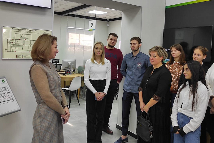 Студенты Пятигорского института СКФУ встретились с сотрудниками Сбербанка