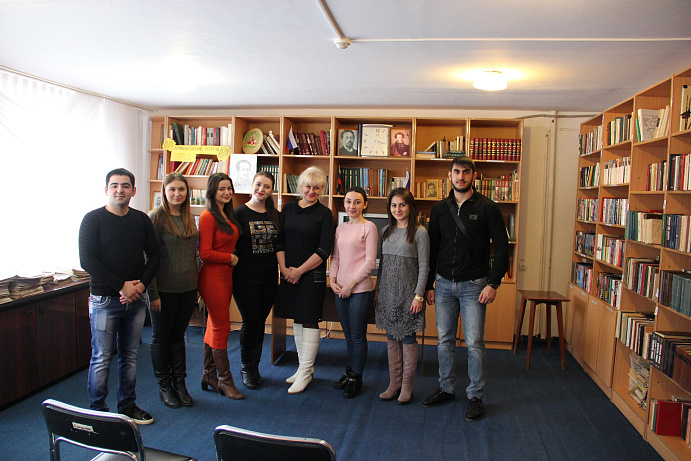 Студенты факультета экономики и управления посетили Геронтологический центр в п. Иноземцево