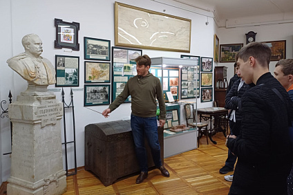 Студенты колледжа Пятигорского института СКФУ посетили Пятигорский краеведческий музей